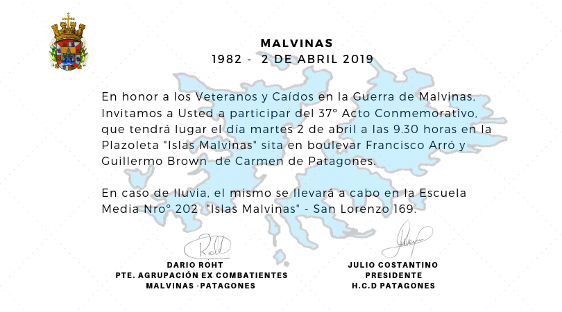 INVITAMOS A TODOS AL ACTO 2 DE ABRIL