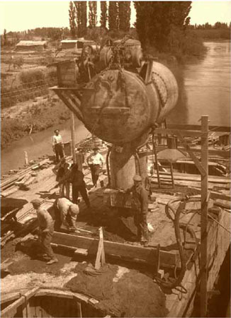 Construccion puente 1928